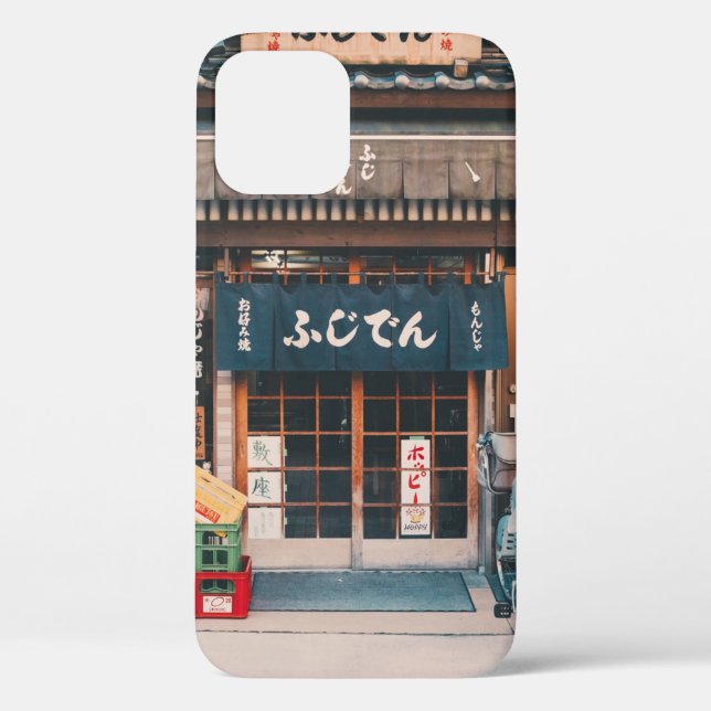 THREE BICYCLES PARKED IN FRONT OF BUILDING Case-Mate iPhone CASE (Back)