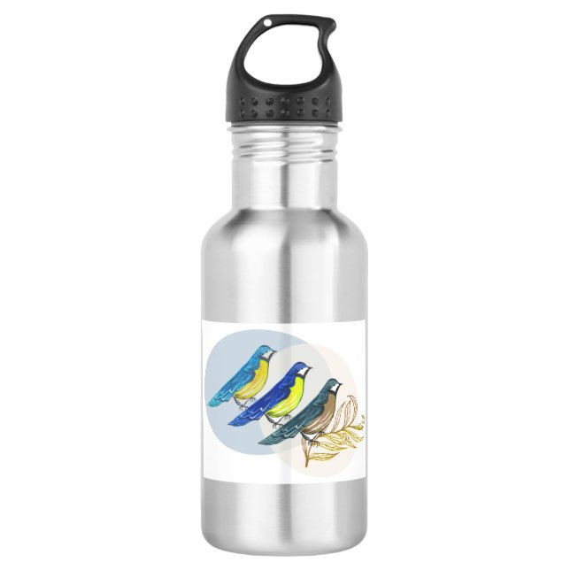 Three Birds 532 Ml Water Bottle (Front)