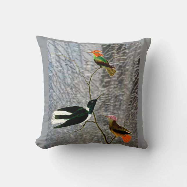 Three Birds Cushion (Front)