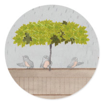 Three Birds in the Rain