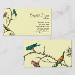 Three Birds Talking ~ Business Cards