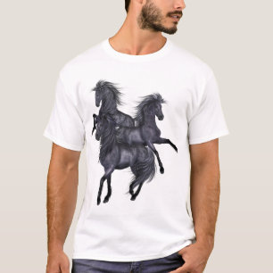 Three Black Wild Stallions Shirt