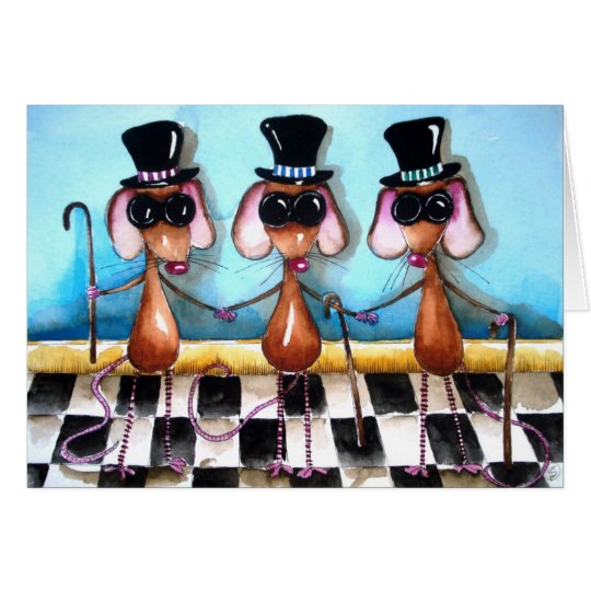 Three Blind Mice Card