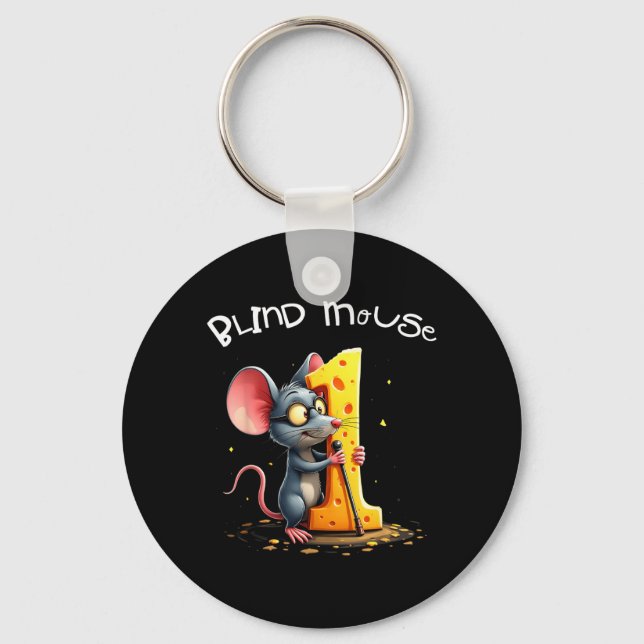 Three Blind Mice Matching Halloween Group Costume Key Ring (Front)