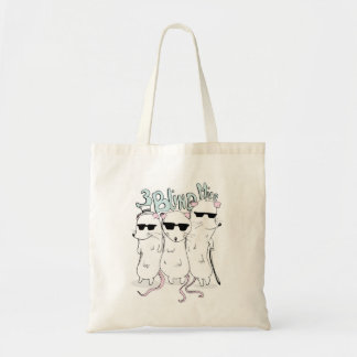 three blind mice tote bag