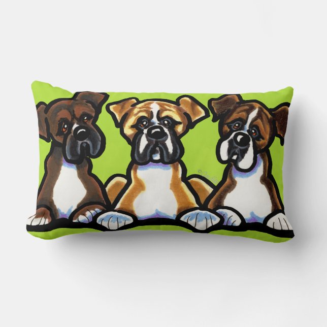 Three Boxers Lumbar Cushion (Front)
