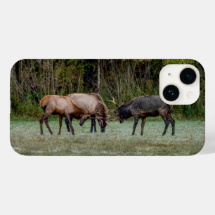 Three Bull Elk Fight Case-Mate iPhone 14 Case