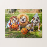 Three Bulldogs in Costumes Jigsaw Puzzle<br><div class="desc">We're off to see the neighbours! | Avanti,  the Global Humour Brand™ has been entertaining the world with its Feel Good Funny greeting cards for over 40 years. Our characters live life to the fullest and celebrate the humour in everyday life.</div>