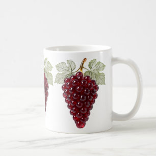 Three bunches of grapes coffee mug