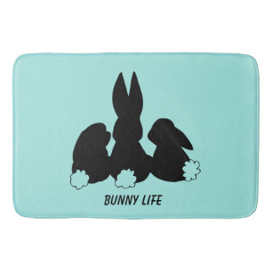 Three Bunny Rabbits Bath Mat