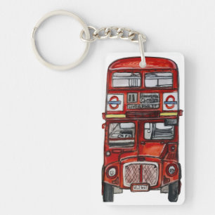 Three Buses Key Ring