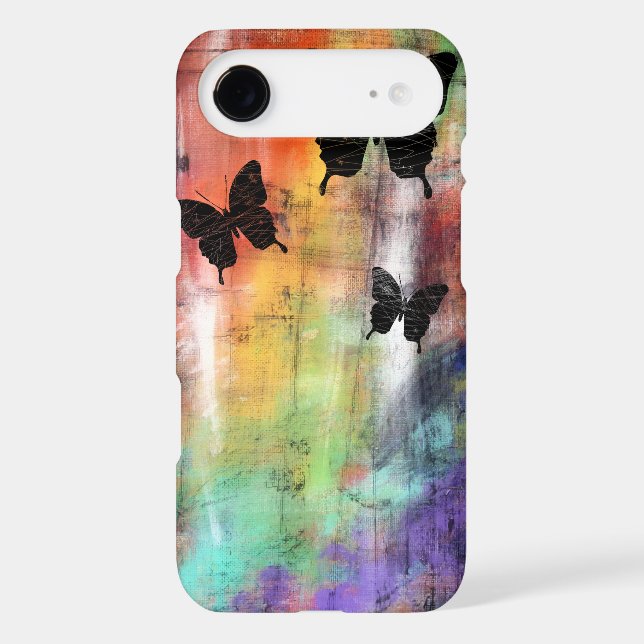 Three Butterflies Case-Mate iPhone Case (Back)