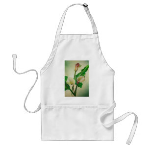 Three Calla Lilies Stunning Botanical Acrylic Standard Apron