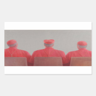 Three Cardinals II 2012 Rectangular Sticker