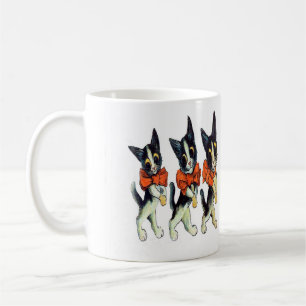 Three Cats by Louis Wain - Vintage Cat Art Coffee Mug
