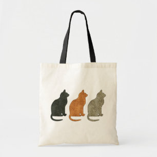 Three Cats Cat Tote Bag