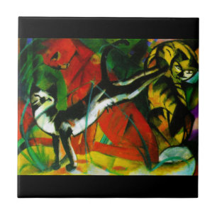 Three Cats Ceramic Tile