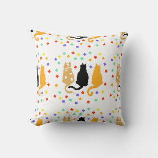 Three cats cushion