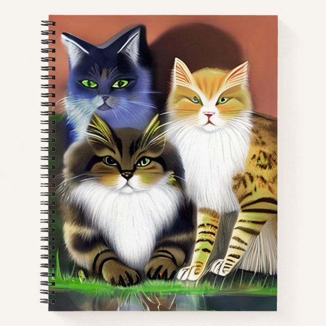Three Cats with an Attitude Journal  (Front)