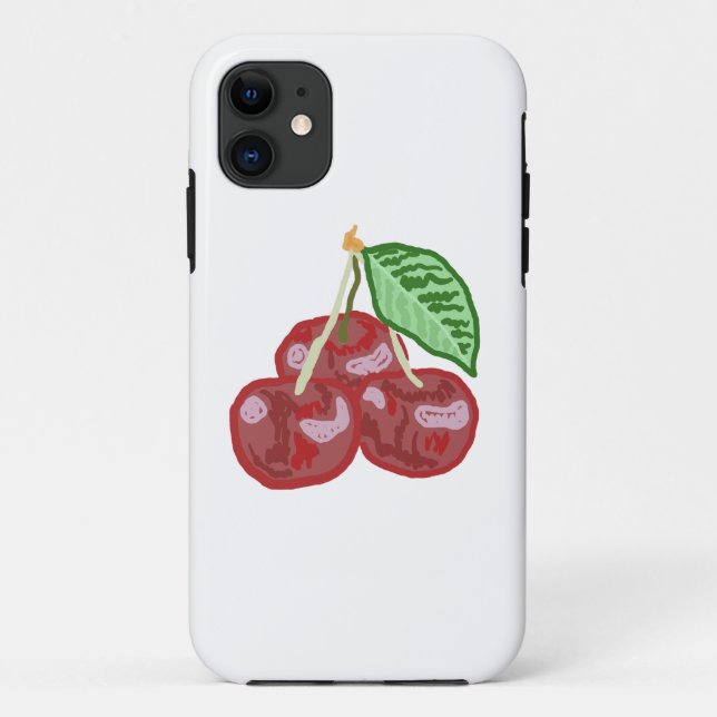 Three Cherries Case-Mate iPhone Case (Back)