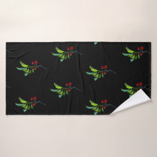 Three Cherry Tree Limb Bath Towel Set