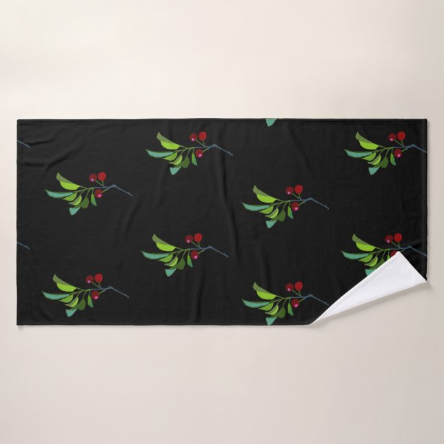 Three Cherry Tree Limb Bath Towel Set (Bath Towel)
