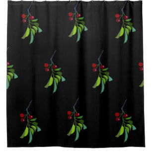 Three Cherry Tree Limb Shower Curtain