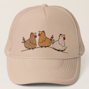Three Chickens on a Branche - Cap Hat