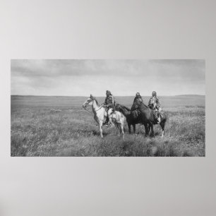 Three Chiefs Piegan Blackfeet Native Americans Poster