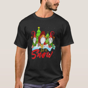 Three Christmas Dwarf Let It Snow T-Shirt