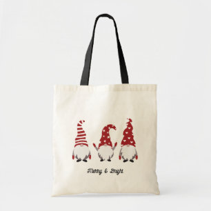Three Christmas Gnomes Tote Bag