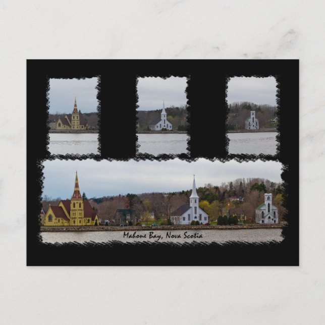 Three Churches Postcard (Front)