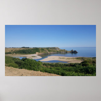 Three Cliffs Bay Poster