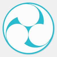 Three clockwise swirls (Jinuki)