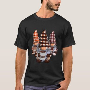 Three Coffee Gnomes Gnome Coffee Lovers Funny Coff T-Shirt