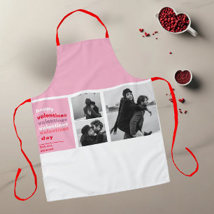 Three Collage Photo   Colourful Valentines Gift Apron