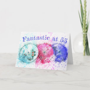 Three Colourful Tropical Cocktail Umbrella Templat Card