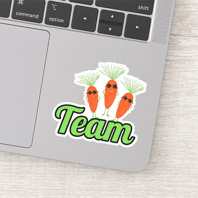 Three cool carrots  (Detail)