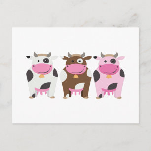 Three Cows Postcard