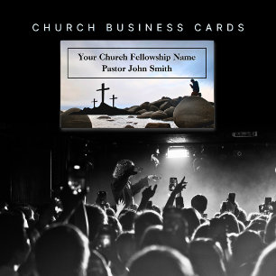 Three Crosses Ocean Prayer Church Business Card