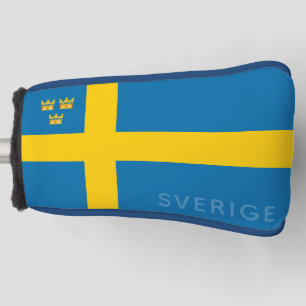 Three Crowns Swedish flag Golf Head Cover