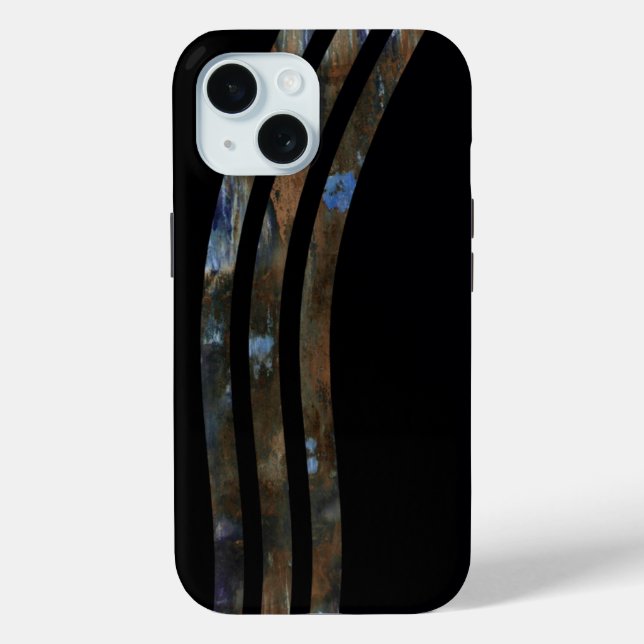 Three curved textured stripes Case-Mate iPhone case (Back)