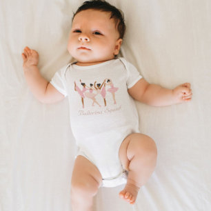 Three Cute Ballerinas  Baby Bodysuit