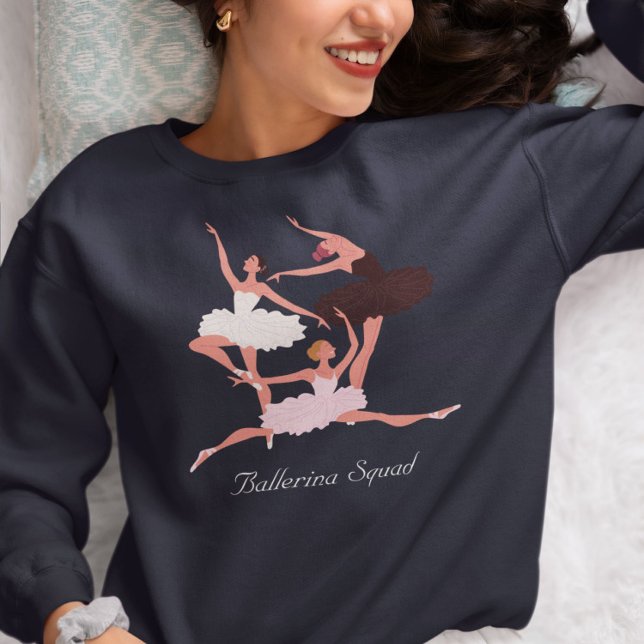 Three Cute Ballerinas  Sweatshirt (Creator Uploaded)