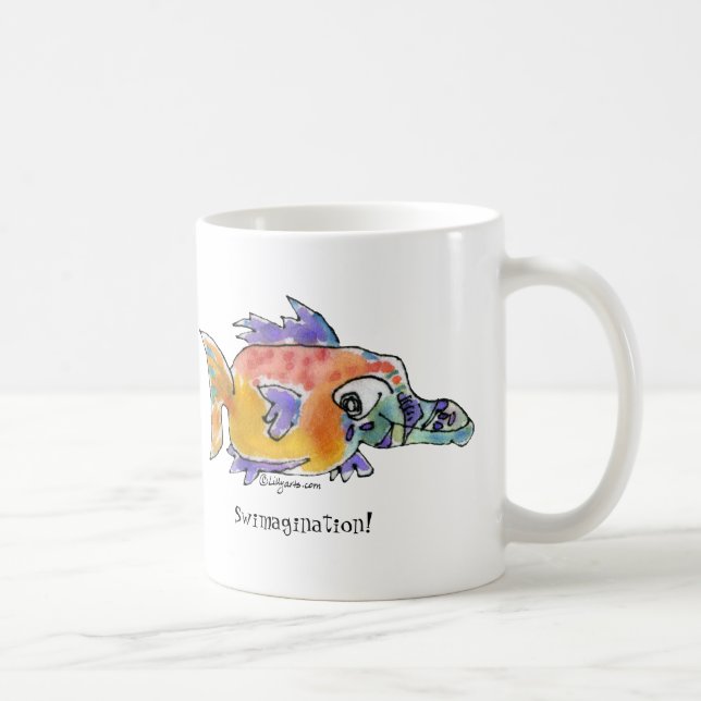 Three Cute Cartoon Fish Mug (Right)
