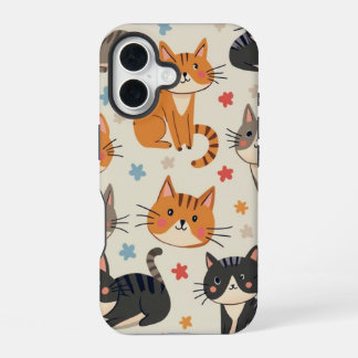 Three cute cat phone cases