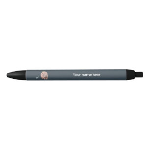 Three Cute Dinosaurs Black Ink Pen
