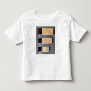 Three cylinder seals with impressions, toddler T-Shirt