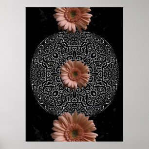 Three Daisies Poster