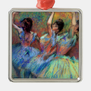 Three Dancers by Degas Metal Ornament